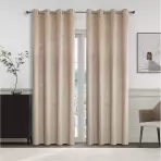 Függöny karikákkal YC11935/280G/03/140x250 cm bézs