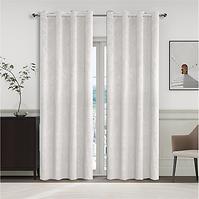 Függöny karikákkal YC11937/280G/01/140x250 cm krémszínű