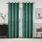 Függöny karikákkal YC11937/280G/07/140x250 cm zöld