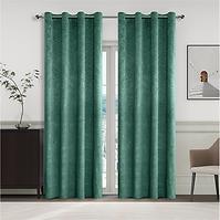 Függöny karikákkal YC11937/280G/07/140x250 cm zöld