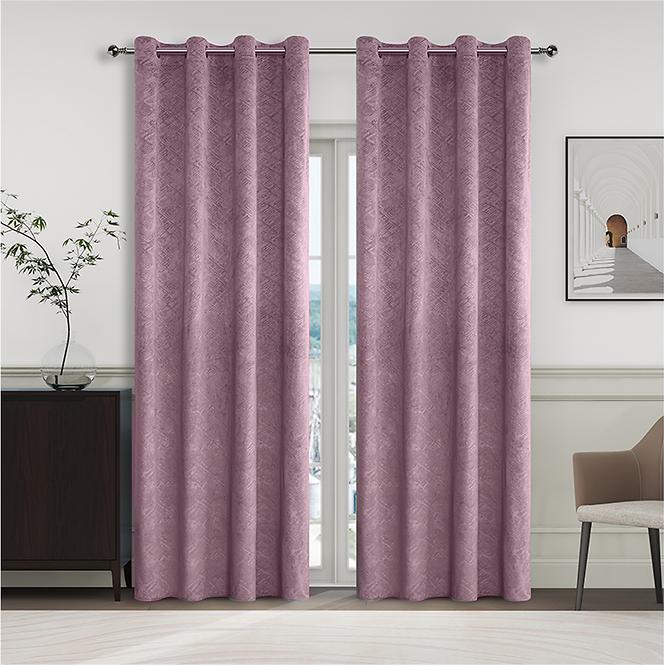 Függöny karikákkal YC11937/280G/13/140x250 cm hangaszínű