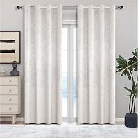 Függöny karikákkal YC11939/200G/112/140x250 cm krémszínű