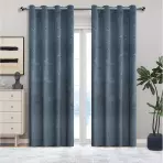 Függöny karikákkal YC11939/200G/132/140x250 cm szürke