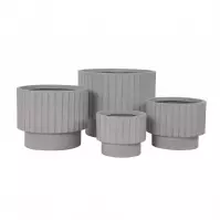 Virágcserép LT14879-4S 30x30x2 P294 szürke