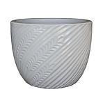 Virágcserép IP19-017 29x29x23 krém