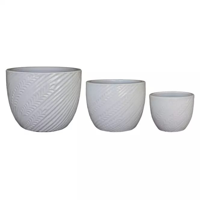 Virágcserép IP19-017 29x29x23 krém,2