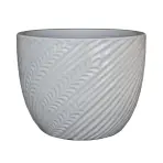 Virágcserép IP19-017 21x21x18 krém