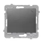 LÉPCSŐS KAPCSOLÓ HÁTTÉRVILÁGÍTÁSSAL  ŁP-3DS/M.GR SIGMA