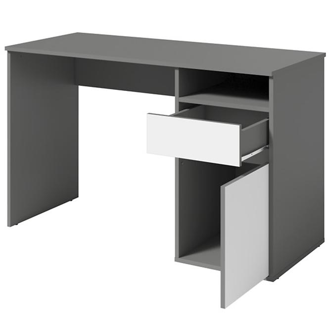 Íróasztal Billa 1d1sz 60 Nfsc B Grafit/Fehér