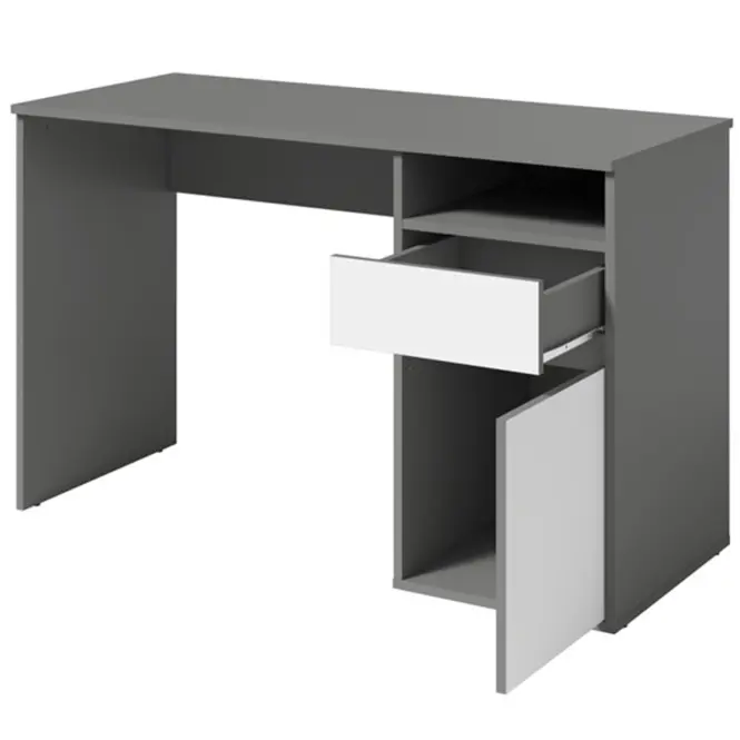 Íróasztal Billa 1d1sz 60 Nfsc B Grafit/Fehér,3