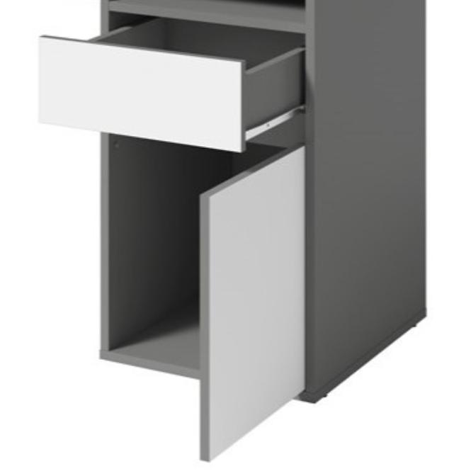 Íróasztal Billa 1d1sz 60 Nfsc B Grafit/Fehér