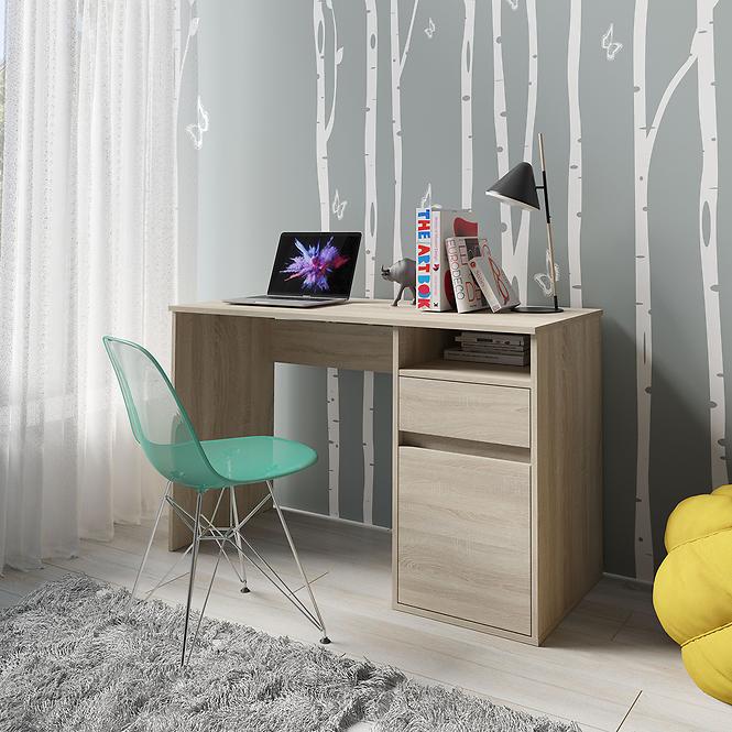 Íróasztal Billa 1d1sz 60 Nfsc B Grafit/Fehér