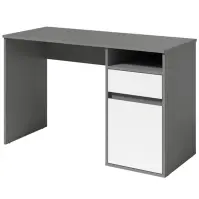 Íróasztal Billa 1d1sz 60 Nfsc B Grafit/Fehér