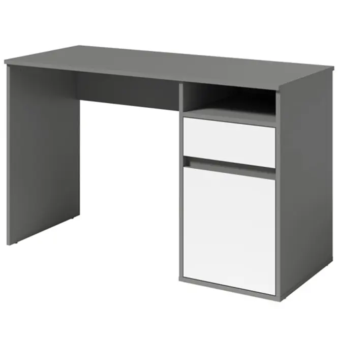 Íróasztal Billa 1d1sz 60 Nfsc B Grafit/Fehér