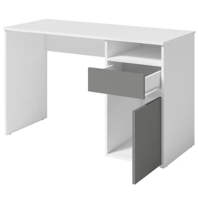 Íróasztal Billa 1d1sz 60 Nfsc B Fehér/Grafit