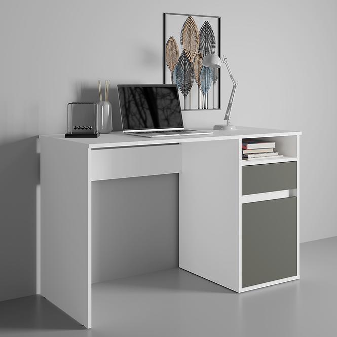 Íróasztal Billa 1d1sz 60 Nfsc B Fehér/Grafit