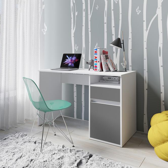 Íróasztal Billa 1d1sz 60 Nfsc B Fehér/Grafit