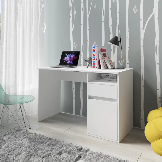 Íróasztal Billa 1d1sz 60 Nfsc B Fehér,5