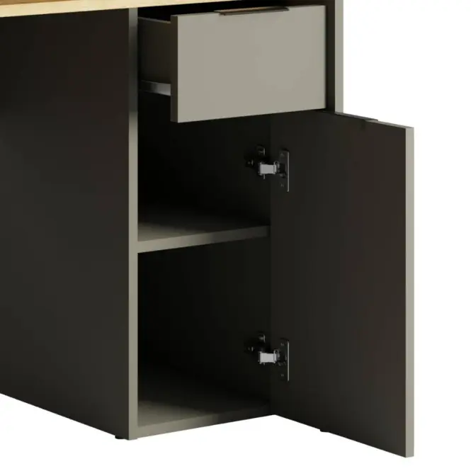 Íróasztal 1d1sz 60 Nfsc B Grafit Rex