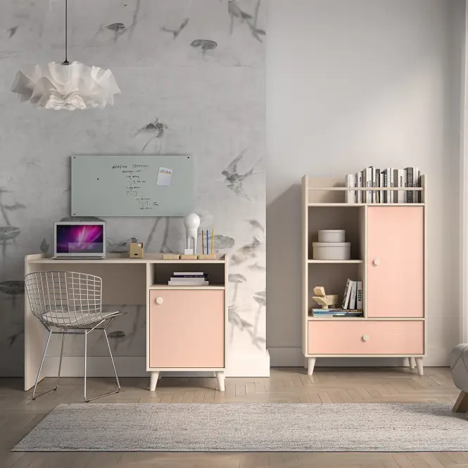 Íróasztal Mevel 07 Sivatagi homok/Millenial Pink