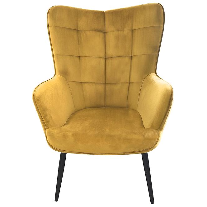 Fotel Jet WX-2931-1T Yellow Velvet 20