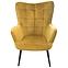 Fotel Jet WX-2931-1T Yellow Velvet 20,4