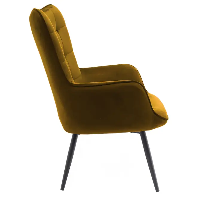 Fotel Jet WX-2931-1T Yellow Velvet 20,5