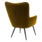 Fotel Jet WX-2931-1T Yellow Velvet 20,6