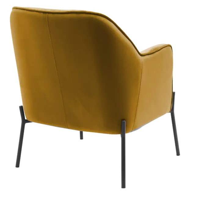 Fotel Bob WX-2924 Yellow Velvet 20,4