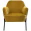 Fotel Bob WX-2924 Yellow Velvet 20,5