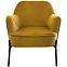 Fotel Bob WX-2924 Yellow Velvet 20,5