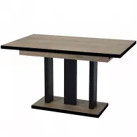 Kinyitható asztalok Appia Black 210 tölgy cremona torro