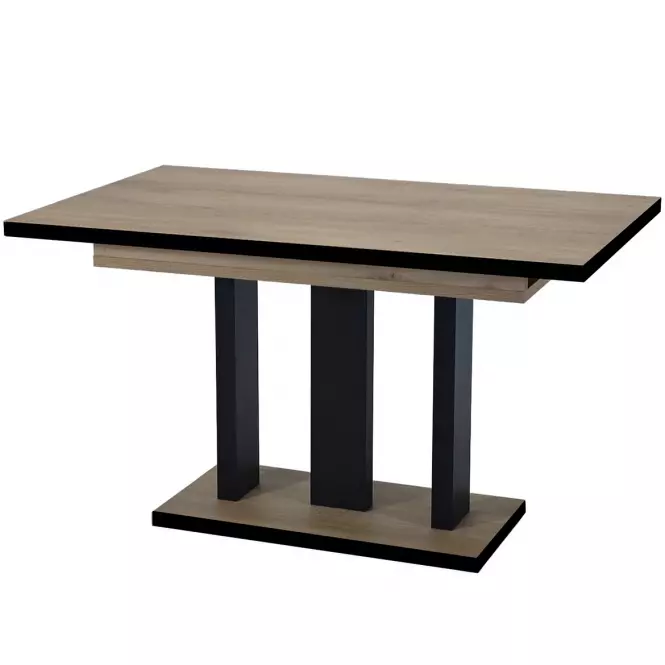 Kinyitható asztalok Appia Black 210 tölgy cremona torro