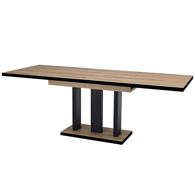 Kinyitható asztalok Appia Black 210 tölgy evoke,2