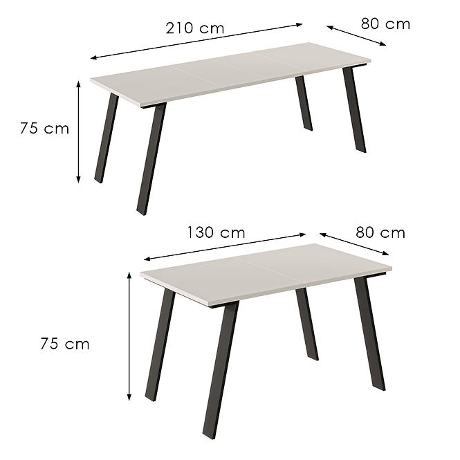 Kinyitható asztalok Liwia-210 kasmír,3