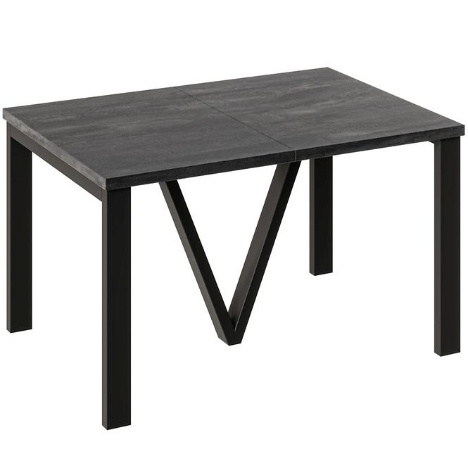 Kinyitható asztalok 130-405 cm Titan fekete beton