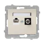 HÁLÓZATI RJ45 ÉS ANTENACSATLAKOZÓ  F GPKA-D/M.JB SIGMA