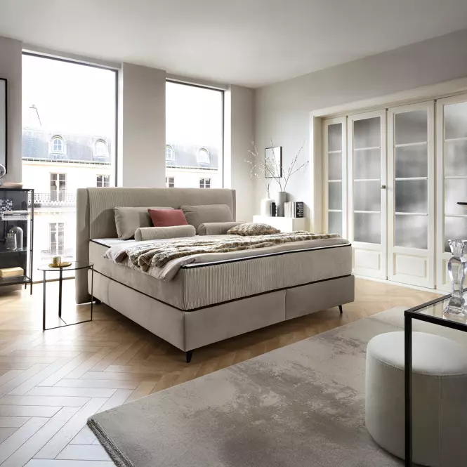 Ágy Alice 160/200 Poso3/Paros 3 bézs + matrac,6