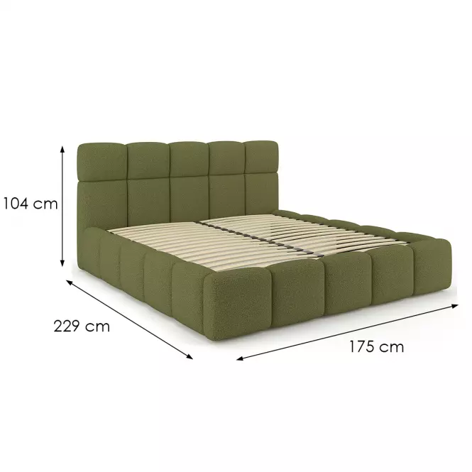 Ágy Fluffy 140/200 Quelle 38 zöld