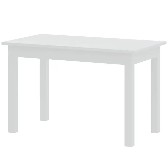 Asztal  Rozkładany Neo 120/160x70 Fehér