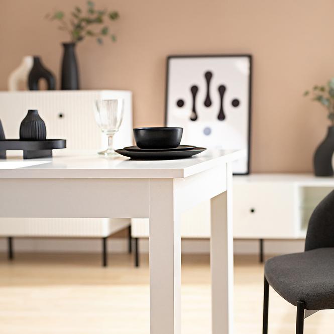 Asztal  Rozkładany Neo 120/160x70 Fehér