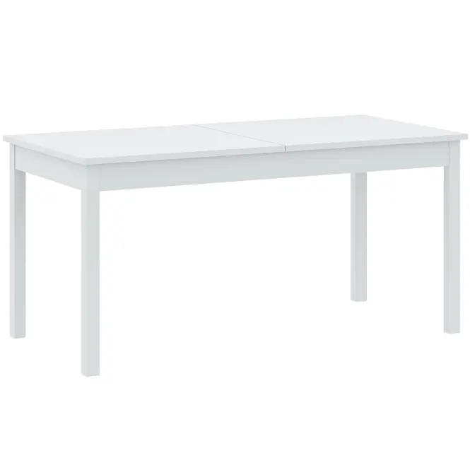 Kihúzható asztal Sendi 160/240x80 Fehér