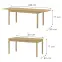 Asztal  Rozkładany Sendi 160/240x80 Artisan,2