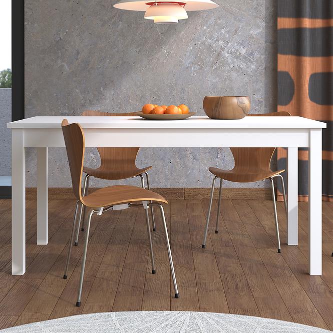 Asztal  Narvik 160x80 Fehér 11013591