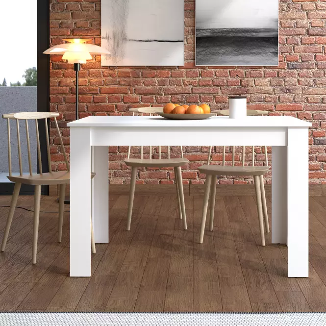 Asztal  Hamar 120x80 Fehér 11013844,7