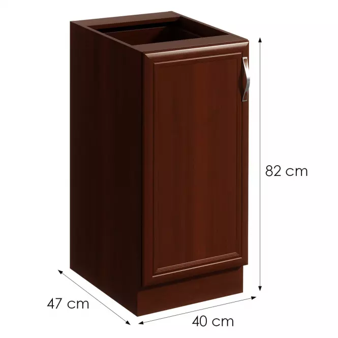 Konyhaszekrény Sycylia D40 L dió milano,2