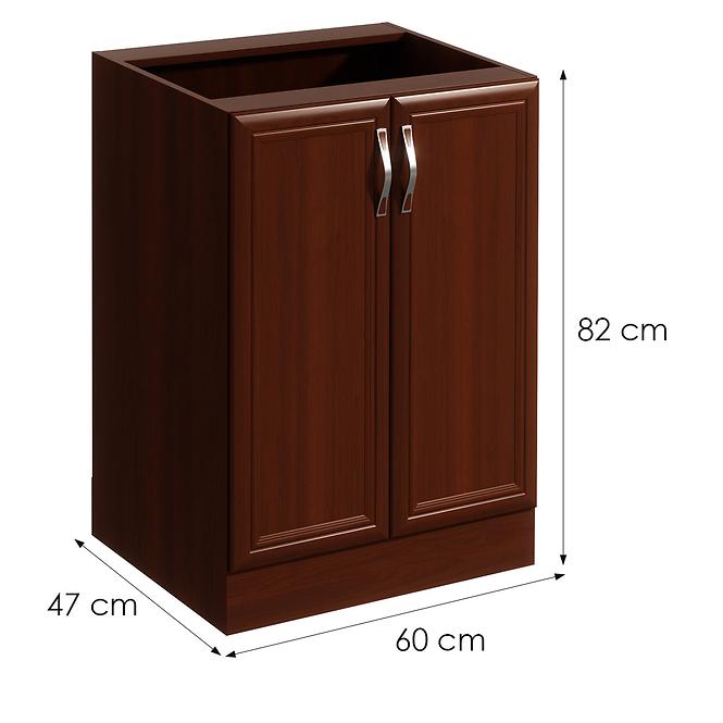 Konyhaszekrény Sycylia D60 dió milano,2