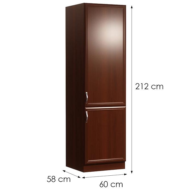 Konyhaszekrény Sycylia D60ZL P dió milano,2