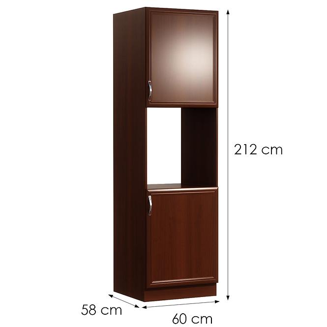 Konyhaszekrény Sycylia D60P P dió milano