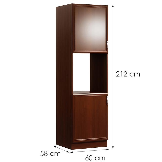 Konyhaszekrény Sycylia D60P L dió milano
